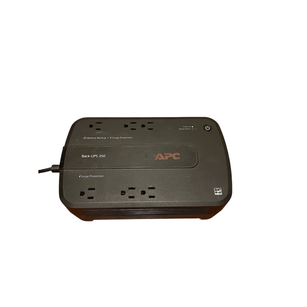 APC Back-UPS 350 BE350G 6-Outlet Uninterruptible Power‎ Supply Surge Protector